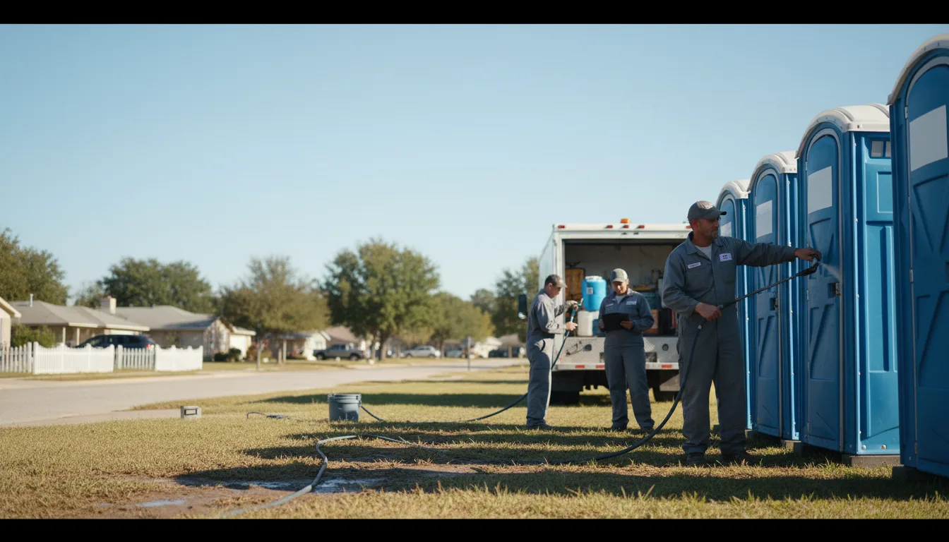 Long-Term Portable Toilet Rental in Dahlen, ND near me
